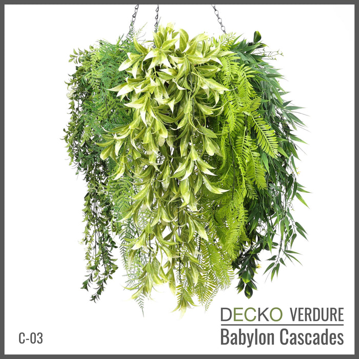 DECKO <b>Verdure Babylon</b> - <b>TROPICANA</b> -  6 db-os függő műnövény szett