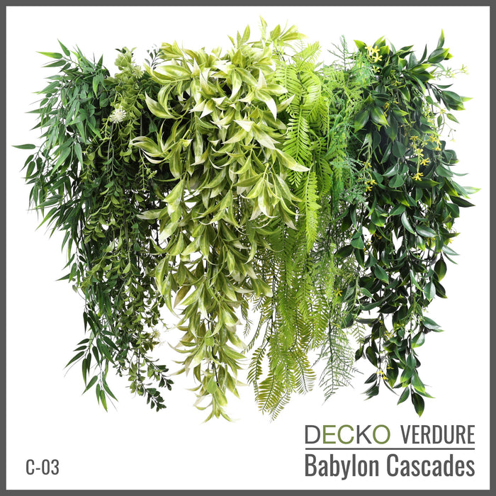 DECKO <b>Verdure Babylon</b> - <b>TROPICANA</b> -  6 db-os függő műnövény szett