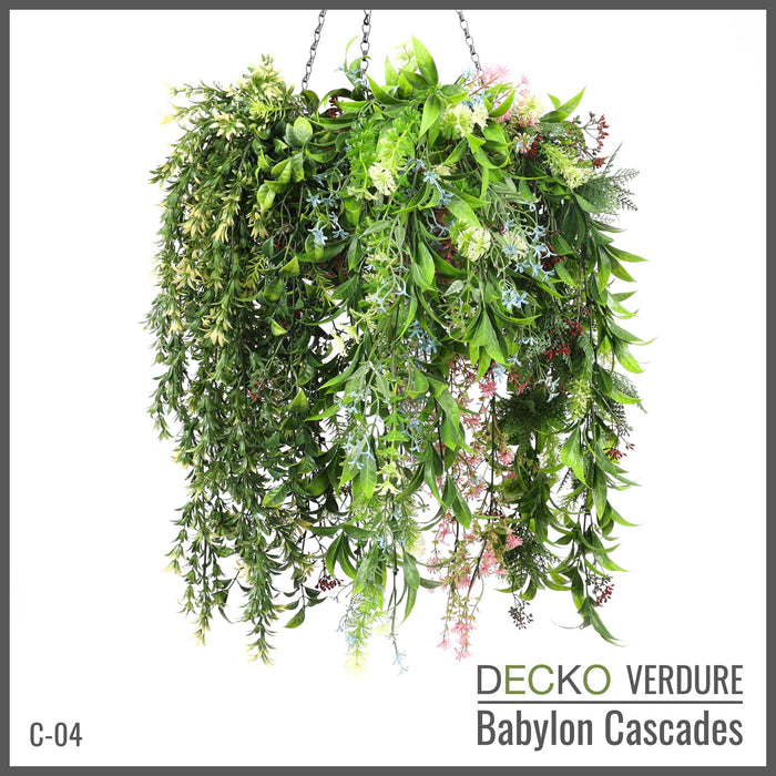 DECKO <b>Verdure Babylon</b> - <b>JASMINE</b> - 5 db-os függő műnövény szett