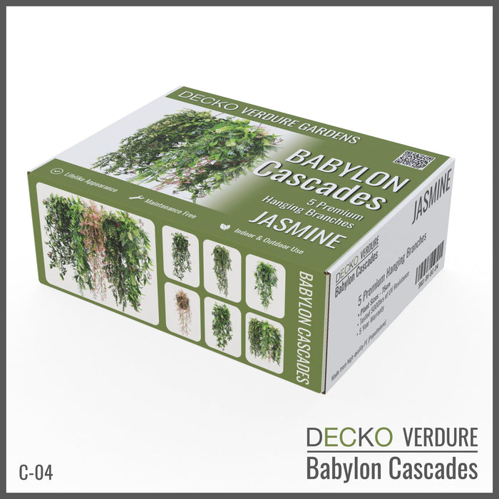 DECKO <b>Verdure Babylon</b> - <b>JASMINE</b> - 5 db-os függő műnövény szett