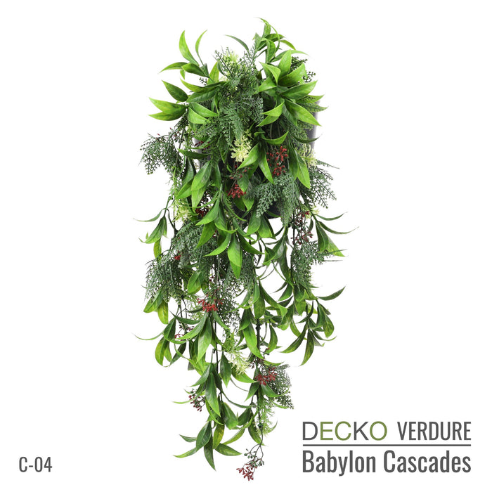 DECKO <b>Verdure Babylon</b> - <b>JASMINE</b> - 5 db-os függő műnövény szett