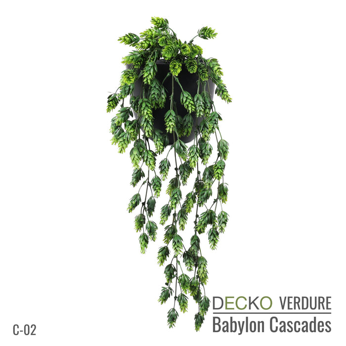 DECKO <b>Verdure Babylon</b> - <b>VIOLA</b> - 6 db-os függő műnövény szett