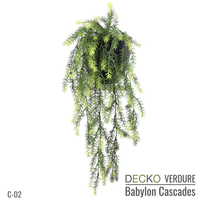 DECKO <b>Verdure Babylon</b> - <b>VIOLA</b> - 6 db-os függő műnövény szett