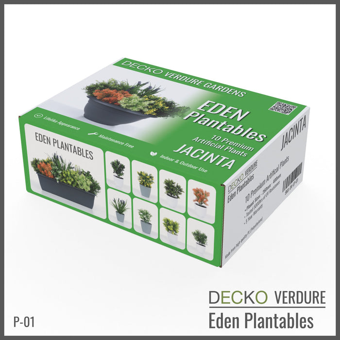 <b>DECKO Verdure Eden</b> ültethető - <b>JACINTA</b> - 10 db-os műnövény szett