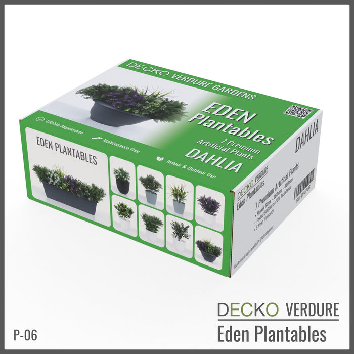 <b>DECKO Verdure Eden</b> ültethető - <b>DAHLIA</b> -  7 db-os műnövény szett