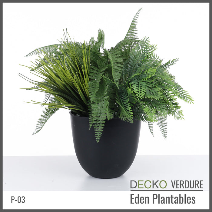 <b>DECKO Verdure Eden</b> ültethető - <b>SYLVA</b> - 2x3 db-os műnövény szett