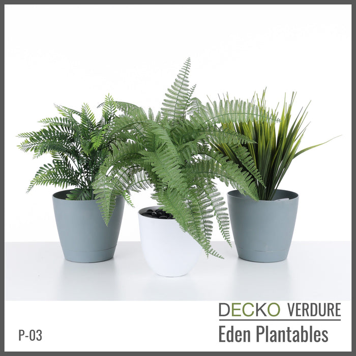<b>DECKO Verdure Eden</b> ültethető - <b>SYLVA</b> - 2x3 db-os műnövény szett