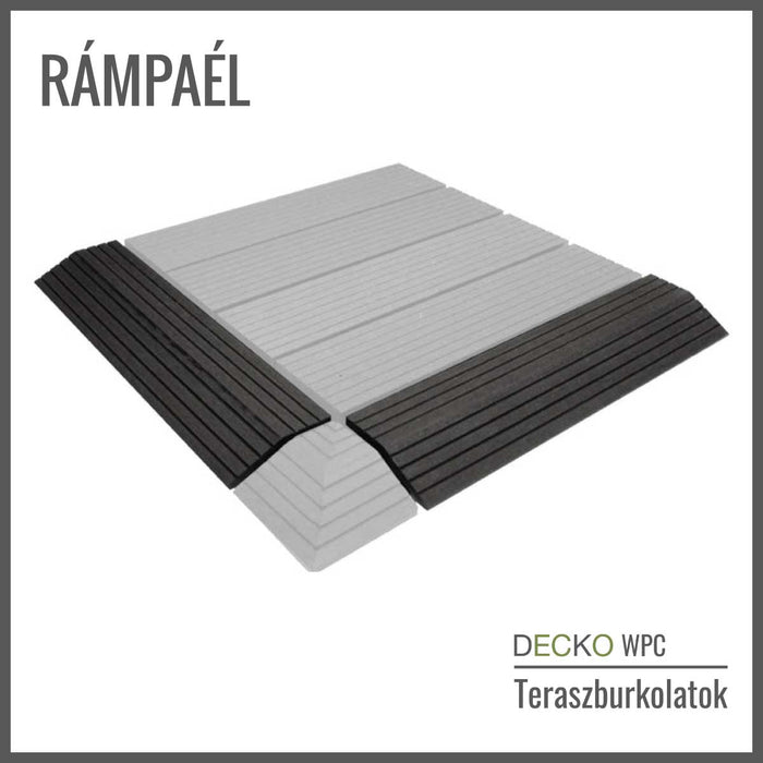 Rámpa elem teraszburkolatokhoz - 300/80/20 mm