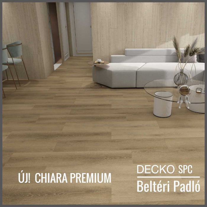 SPC Hibrid Vinyl Padló - <b>CHIARA Premium Kollekció</b> - Kőkompozit, vízálló | DECKO (1,67 m²/doboz)