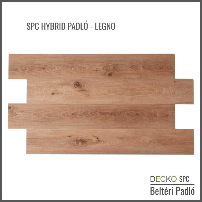 SPC Hibrid Vinyl Padló - <b>LEGNO</b> - Kőkompozit, vízálló | DECKO (2,23 m²/doboz)