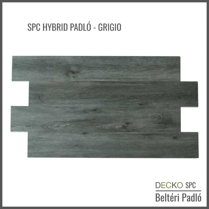DECKO SPC Hybrid Beltéri Padló - GRIGIO - 11.648 Ft/nm , Ár/doboz = 2.23 nm