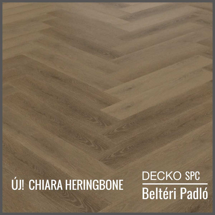 DECKO <b>SPC Padló</b> - <b>CHIARA Herringbone</b> <br>13 900 Ft/nm, Ár/doboz=1,64 nm