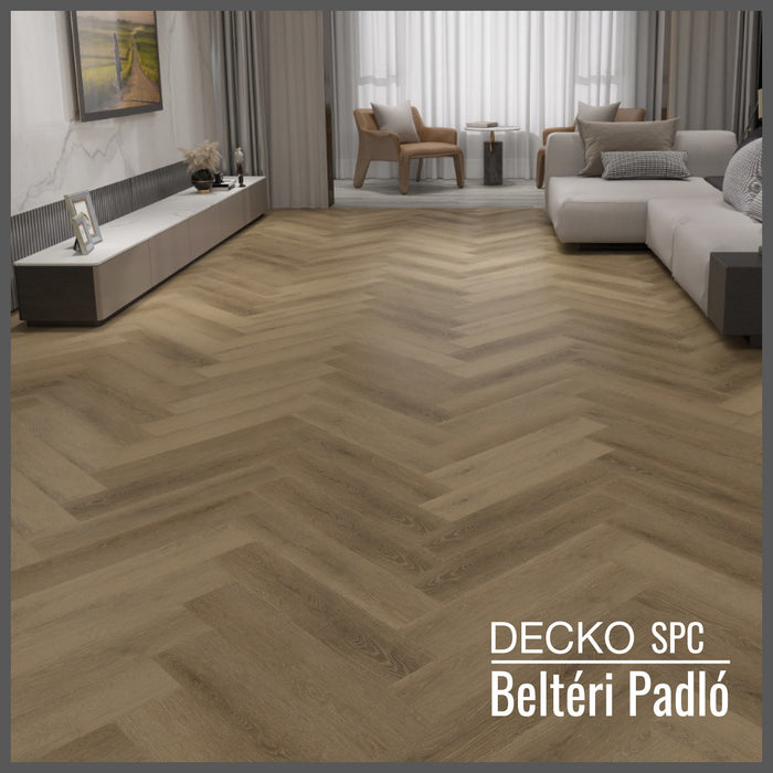SPC Hibrid Vinyl Padló - Kőkompozit, vízálló | DECKO (1,64 - 2,23 m²/doboz) - <b>(válassz színt)</b>