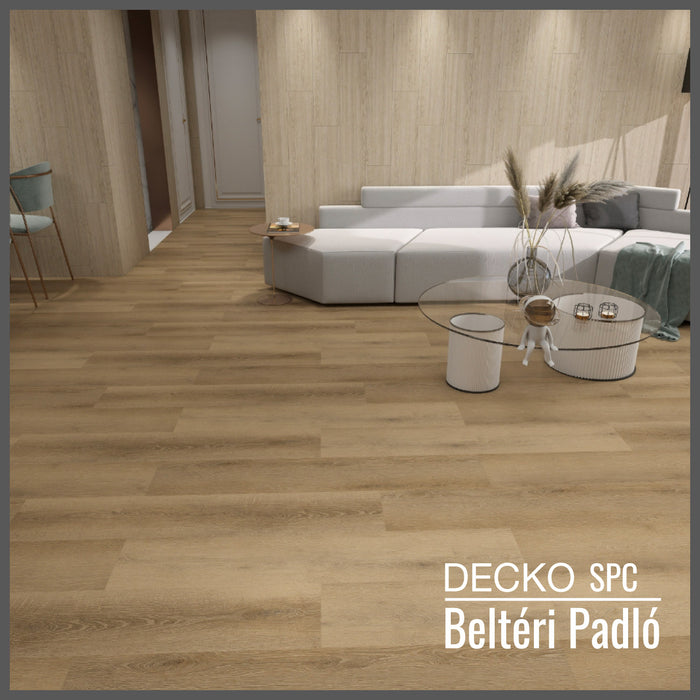 SPC Hibrid Vinyl Padló - Kőkompozit, vízálló | DECKO (1,64 - 2,23 m²/doboz) - <b>(válassz színt)</b>