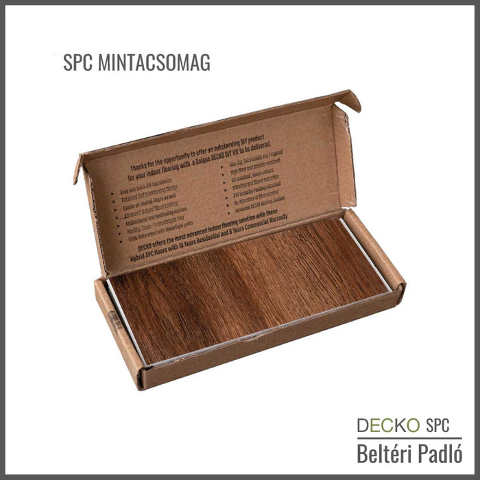 Csináld magad <b>barkácskészlet</b> SPC Hibrid Vinyl Padlóhoz - Ingyenes Standard Mintacsomaggal | DECKO
