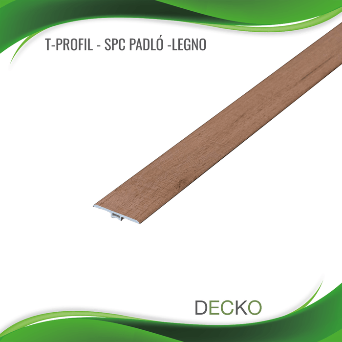 <strong>T-PROFIL</strong> DECKO SPC Hybrid Padlóhoz - 1220 mm hosszú