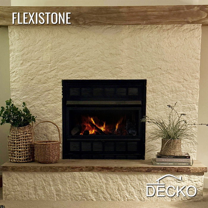 Hajlékony 3D kőhatású falpanelek – GRANDE BIANCO – 5 db-os csomag (1200x600mm-es panelek) - 3,6 m² | DECKO Flexistone