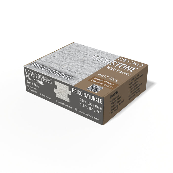 DECKO FLEXISTONE hajlékony kőpanel <b>MINTA - BRICO NATURALE</b> - Ingyenes szállítás