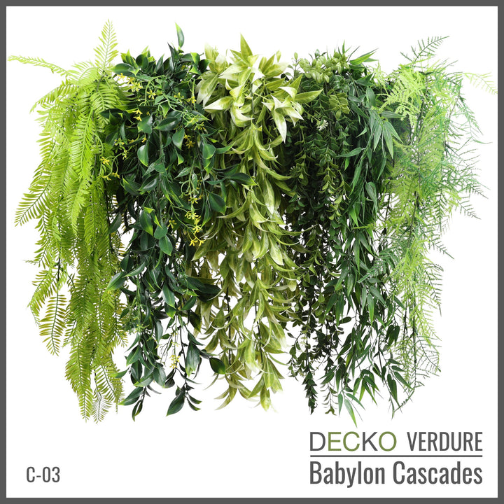 DECKO <b>Verdure Babylon</b> - <b>TROPICANA</b> -  6 db-os függő műnövény szett