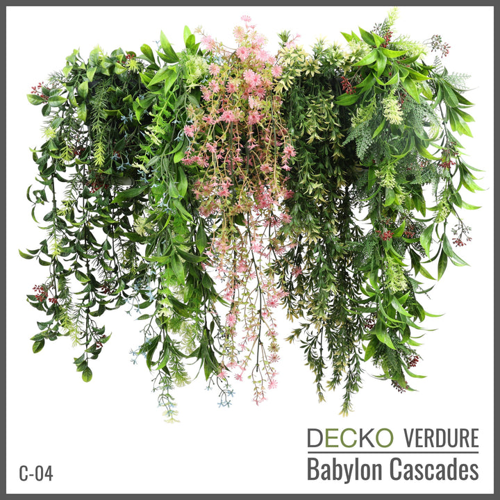 DECKO <b>Verdure Babylon</b> - <b>JASMINE</b> - 5 db-os függő műnövény szett