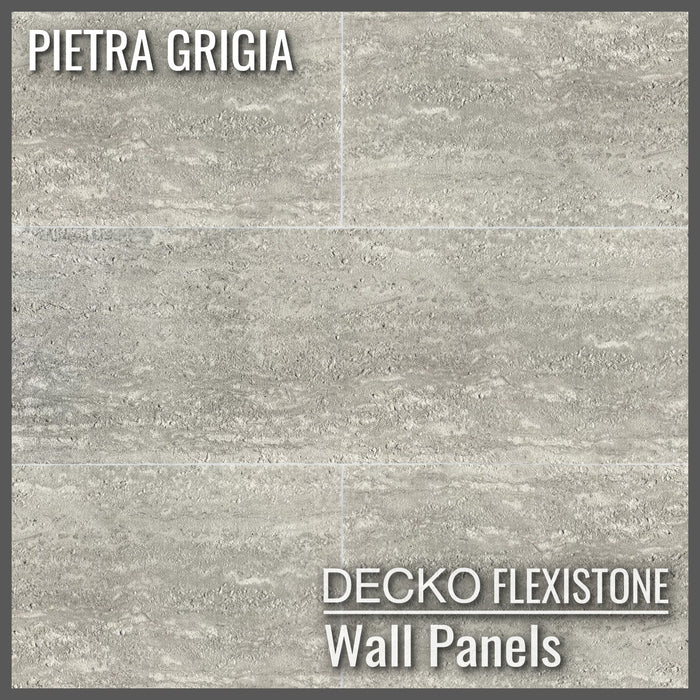 DECKO FLEXISTONE hajlékony kőpanel <b>MINTA - PIETRA GRIGIA</b> - Ingyenes szállítás
