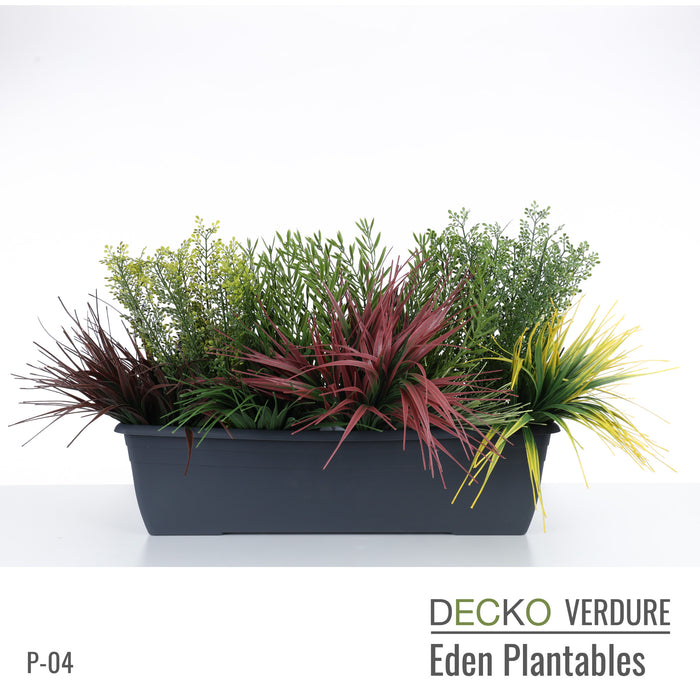 DECKO Verdure Eden ültethető - VERBENA - 8 db-os műnövény szett