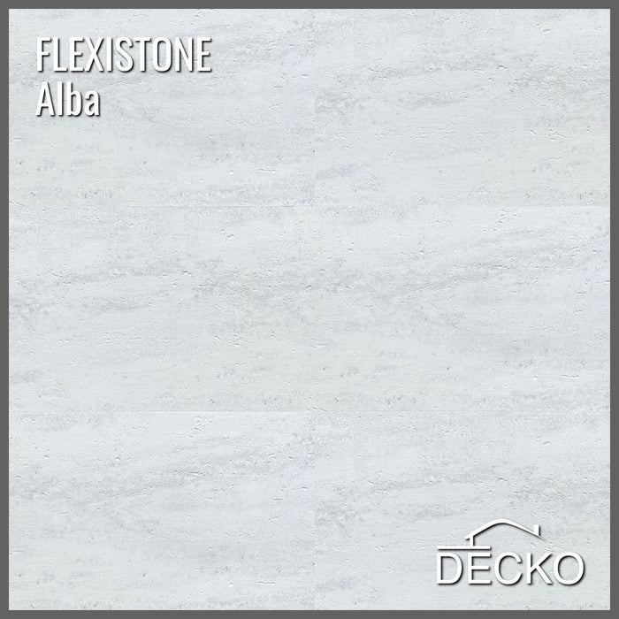 Hajlékony 3D kőhatású falpanelek - <b>PIETRA ALBA</b> - 16 db-os csomag (900 × 300 mm-es panelek) – 4,32 m² | DECKO Flexistone