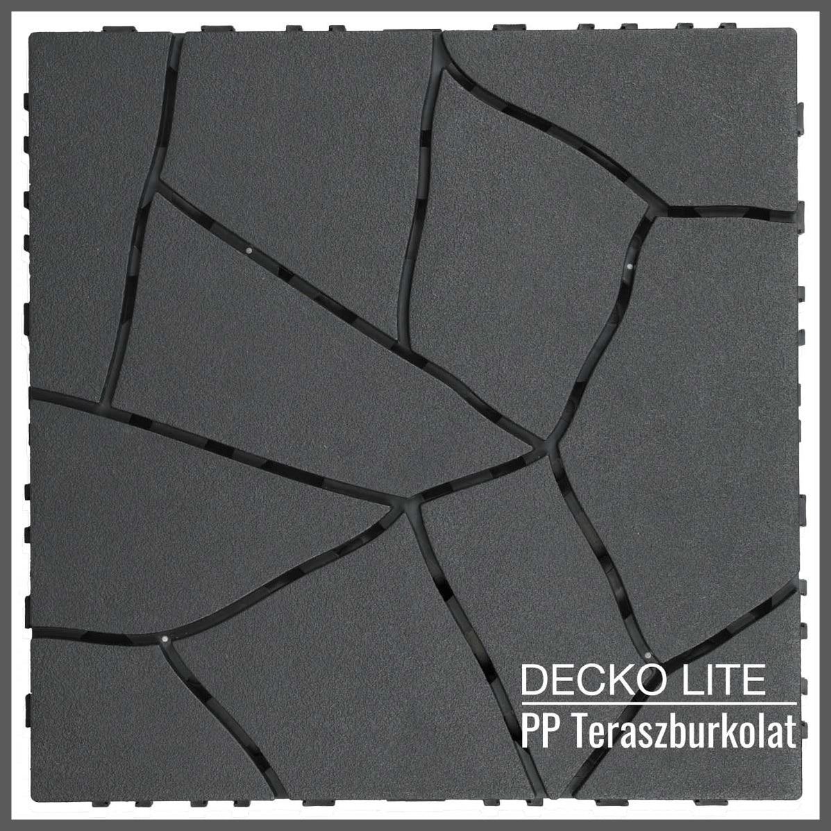 DECKO Premium Tiles - CHARCOAL (One Piece) — DECKO Hungary