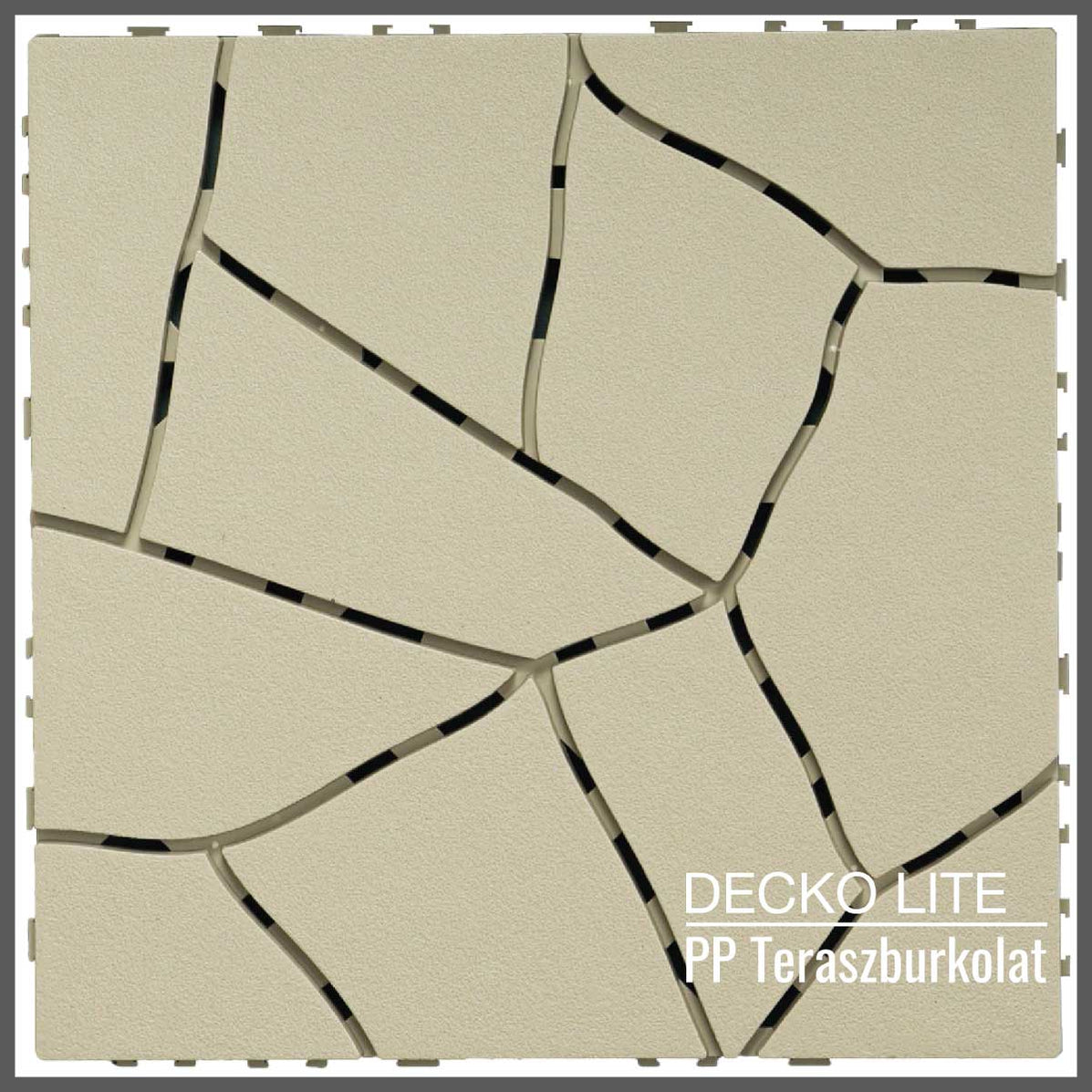 DECKO Premium Tiles - CHARCOAL (One Piece) — DECKO Hungary