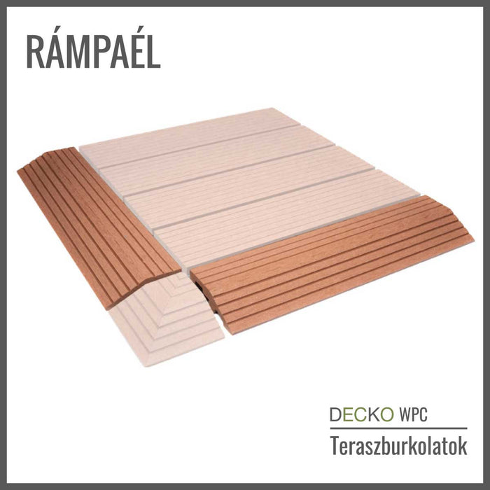 Rámpa elem teraszburkolatokhoz - 300/80/20 mm