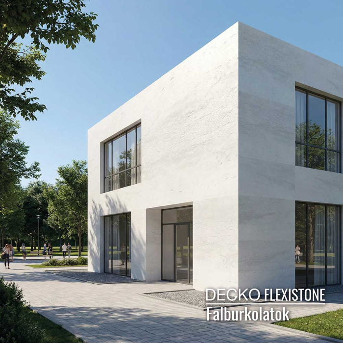 Hajlékony 3D kőhatású falpanelek - <b> DECKO Flexistone - MAXI ALBA</b> - egyedi méretek 3000 × 1200 mm-ig