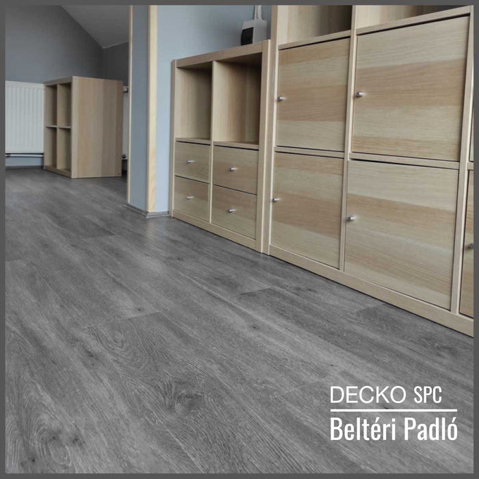 DECKO SPC Hybrid Beltéri Padló - <b>GRIGIO</b> - 11.648 Ft/nm , Ár/doboz = 2.23 nm