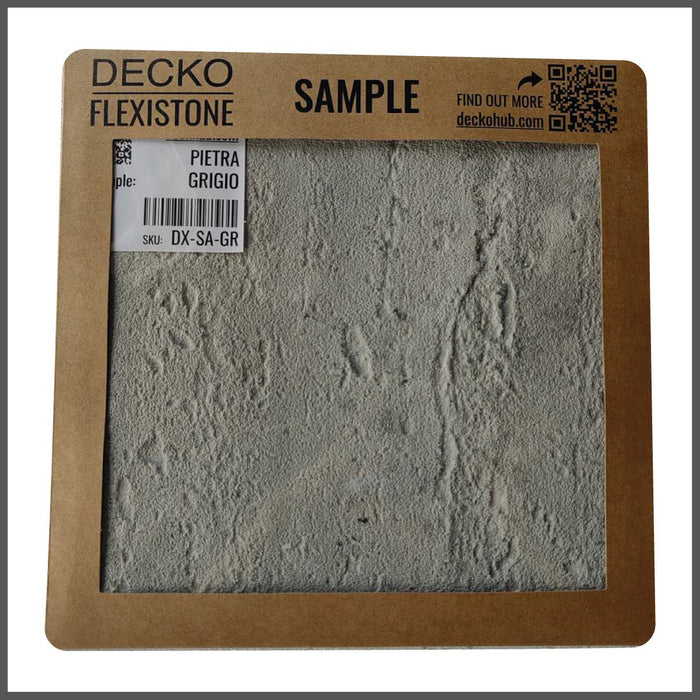 DECKO Flexistone hajlékony kőpanelek – <b>PIETRA GRIGIA</b> – 16 darabos doboz (900 x 300 mm-es panelek)