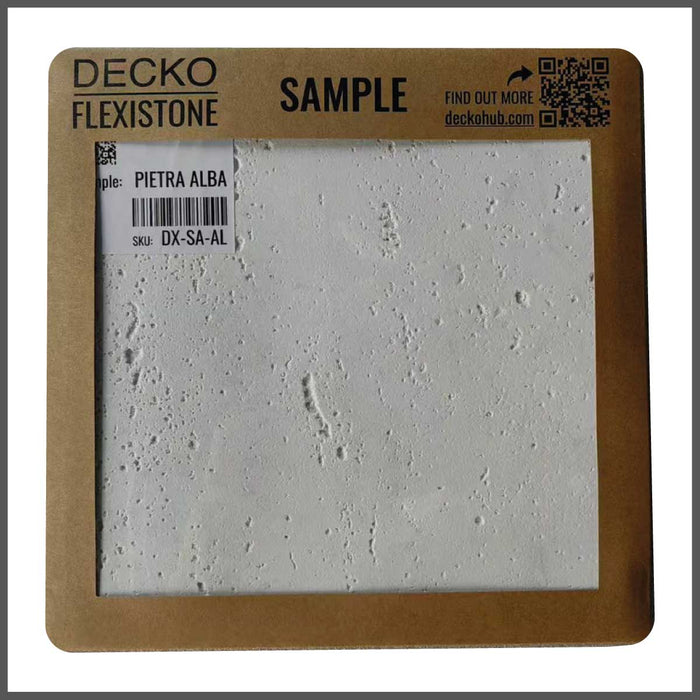 DECKO Flexistone hajlékony kőpanelek - <b>PIETRA ALBA</b> - 16 darabos doboz (900x300mm-es panelek)