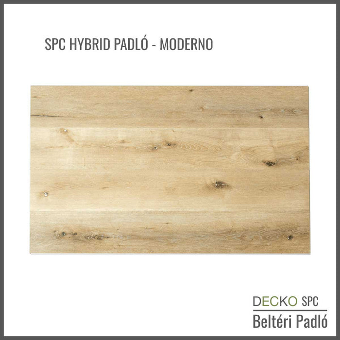 DECKO SPC Hybrid Beltéri Padló - <b>MODERNO</b> - 11.648 Ft/nm, Ár/doboz = 2.23 nm