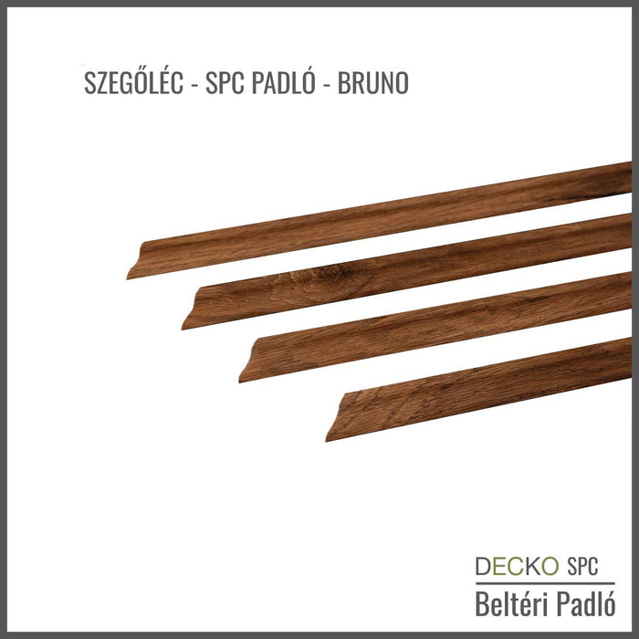 <b>SZEGŐLÉC</b> DECKO SPC Hybrid Padlóhoz -gyárilag 45 fokban vágva - 1220 mm hosszú