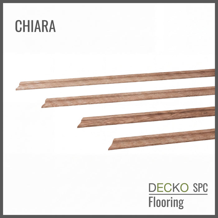 <b>Szegőléc </b> – SPC Hibrid Vinyl Padlóhoz | DECKO (1220×20×20 mm – 45° gyári vágás)
