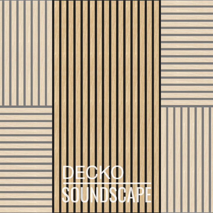Akusztikus Falpanel – Hangelnyelő, Faerezetes – <b>MAPLE Hosszú</b> (3 db/doboz - 1200×600x21 mm - <b>2,16 m<sup>2</sup></b>) | DECKO SOUNDSCAPE
