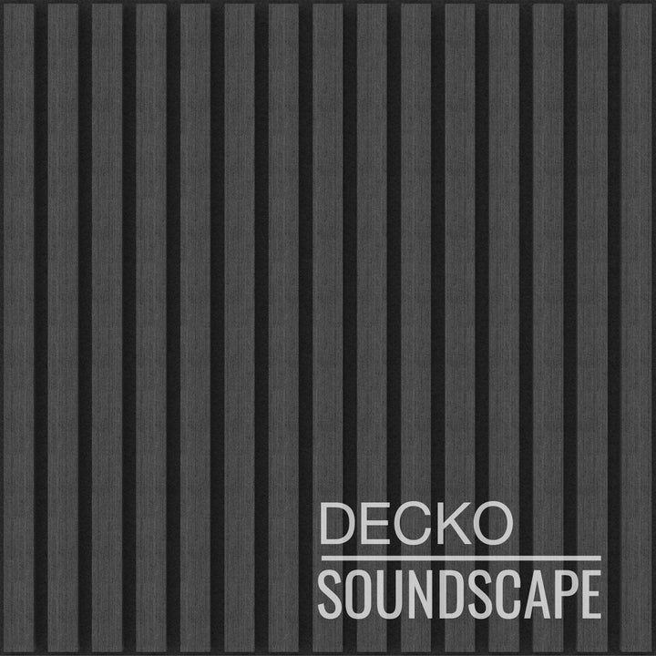 Akusztikus Falpanel – Hangelnyelő, Faerezetes – <b>EBONY Négyzet</b> - (5 db/doboz - 600×600x21 mm - <b>1,8 m<sup>2</sup></b>) | DECKO SOUNDSCAPE