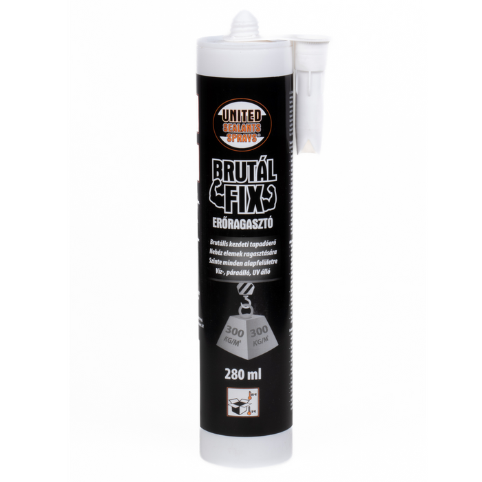 United  <b>Brutál Fix Erőragasztó</b> 280ml - MS Polimer, Hibrid polimer, High Tack