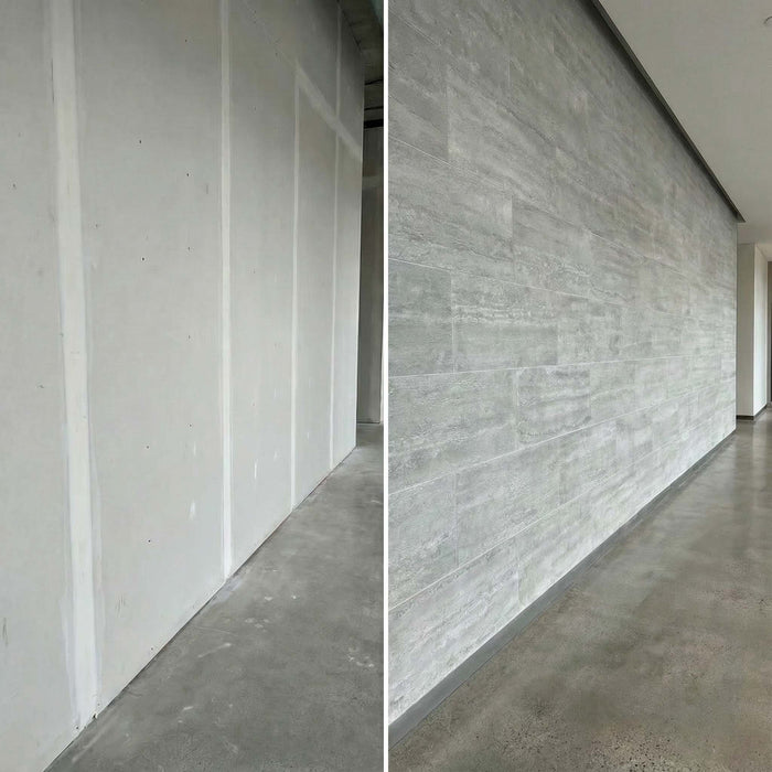 Hajlékony 3D kőhatású falpanelek – <b>PIETRA GRIGIA</b> – 16 db-os csomag (900 × 300 mm-es panelek) – 4,32 m² | DECKO Flexistone