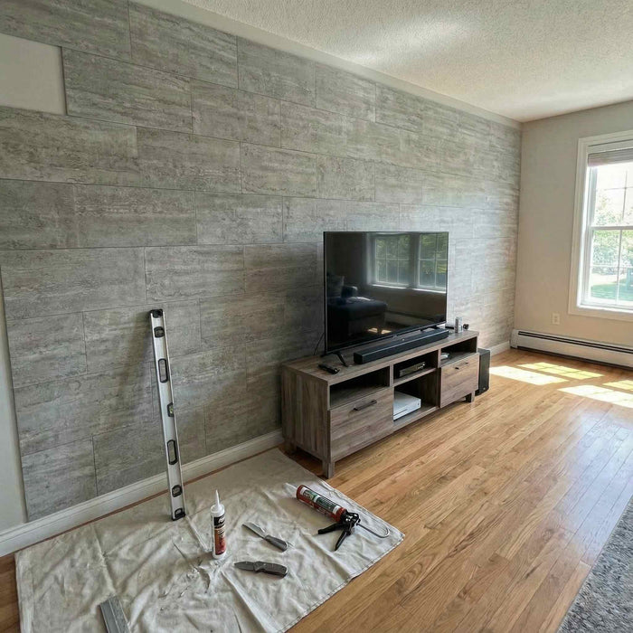 Hajlékony 3D kőhatású falpanelek – <b>PIETRA GRIGIA</b> – 16 db-os csomag (900 × 300 mm-es panelek) – 4,32 m² | DECKO Flexistone