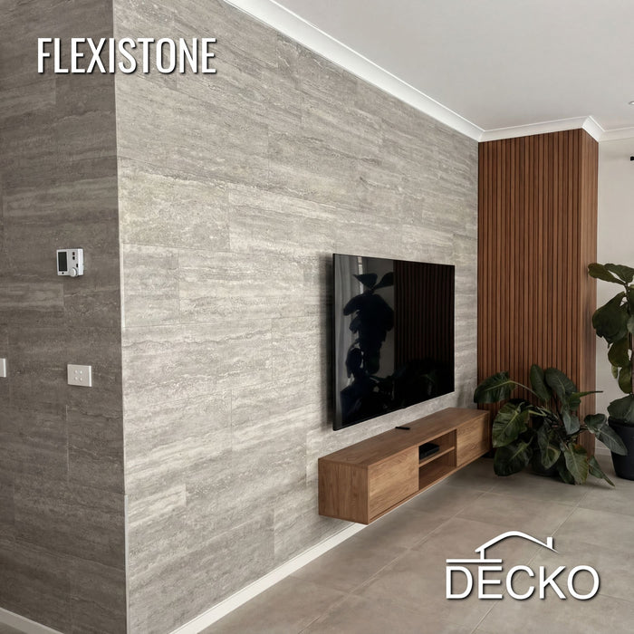 Hajlékony 3D kőhatású falpanelek MINTA - PIETRA GRIGIA | DECKO Flexistone - Ingyenes szállítás