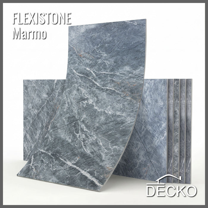 Hajlékony 3D kőhatású falpanelek – GRANDE MARMO – 5 db-os csomag (1200x600mm-es panelek) - 3,6 m² | DECKO Flexistone