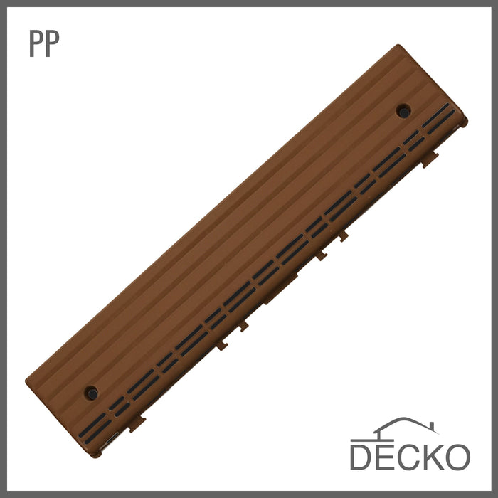 Teraszburkolat Rámpaelem - PP járólaphoz | DECKO Lite (304x60x20 mm) - (Egy darab)