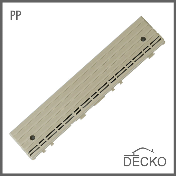 Teraszburkolat Rámpaelem - PP járólaphoz | DECKO Lite (304x60x20 mm) - (Egy darab)