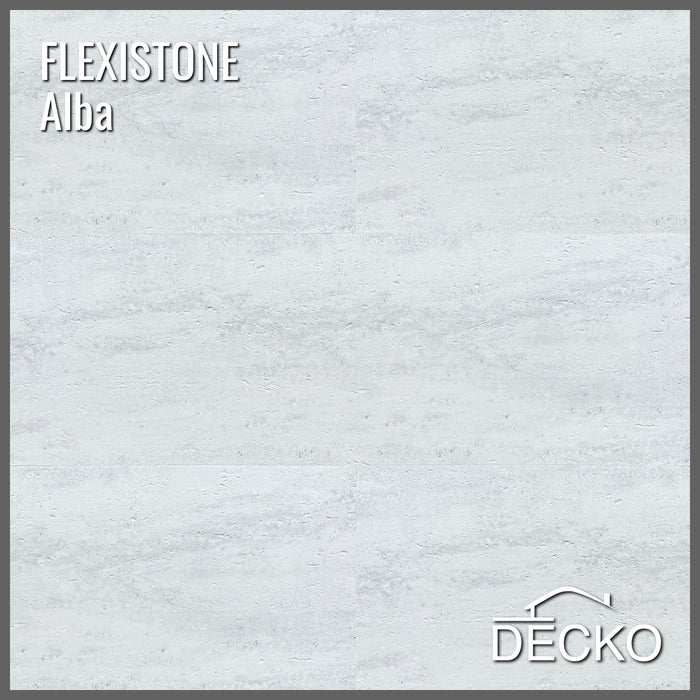Hajlékony 3D kőhatású falpanelek - PIETRA ALBA - 16 db-os csomag (900 × 300 mm-es panelek) – 4,32 m² | DECKO Flexistone