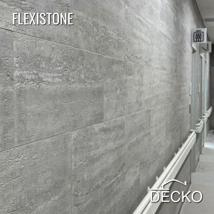 Hajlékony 3D kőhatású falpanelek MINTA - PIETRA GRIGIA | DECKO Flexistone - Ingyenes szállítás