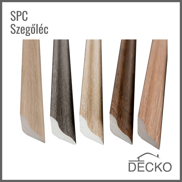 Szegőléc – SPC Hibrid Vinyl Padlóhoz | DECKO (1220×20×20 mm – 45° gyári vágás)