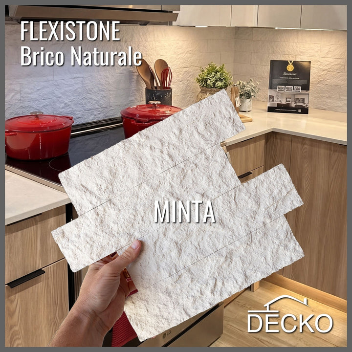 Hajlékony 3D kőhatású falpanelek MINTA - BRICO NATURALE | DECKO Flexistone - Ingyenes szállítás